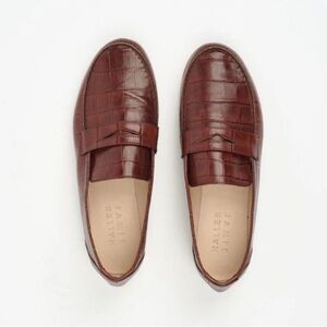 Jamie Haller The Penny Loafer in Brown Croc